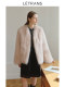 Yuan Yi Letrans Romantic Tone Fox Fur Coat Women's New Fur and Leather Integrated Coat