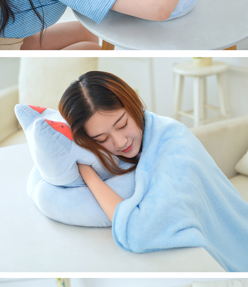 giường ngủ trưa sinh viên ngủ gối Papa thể tháo rời và có thể rửa với văn phòng gối ngủ chăn đệm kép gối - Trở lại đệm / Bolsters gối vuông tựa lưng
