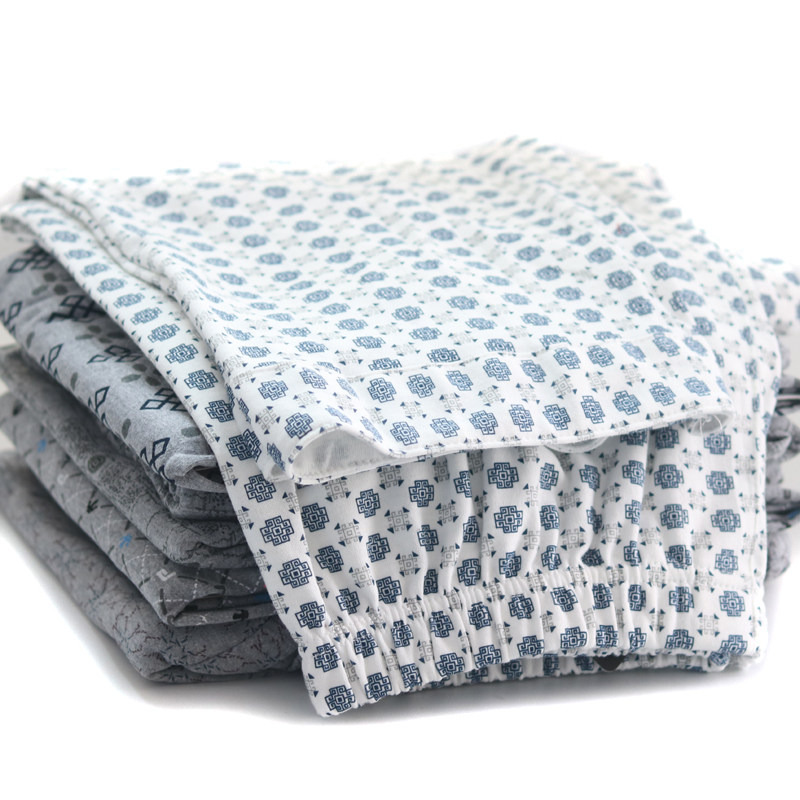 Men Loose Sleeping Pants Pure Cotton High Waist Home Ups Trousers Wide Trousers Wide Cotton Casual Sleeping Pants Songmouth Sanitary Pants Internal Lap Pants