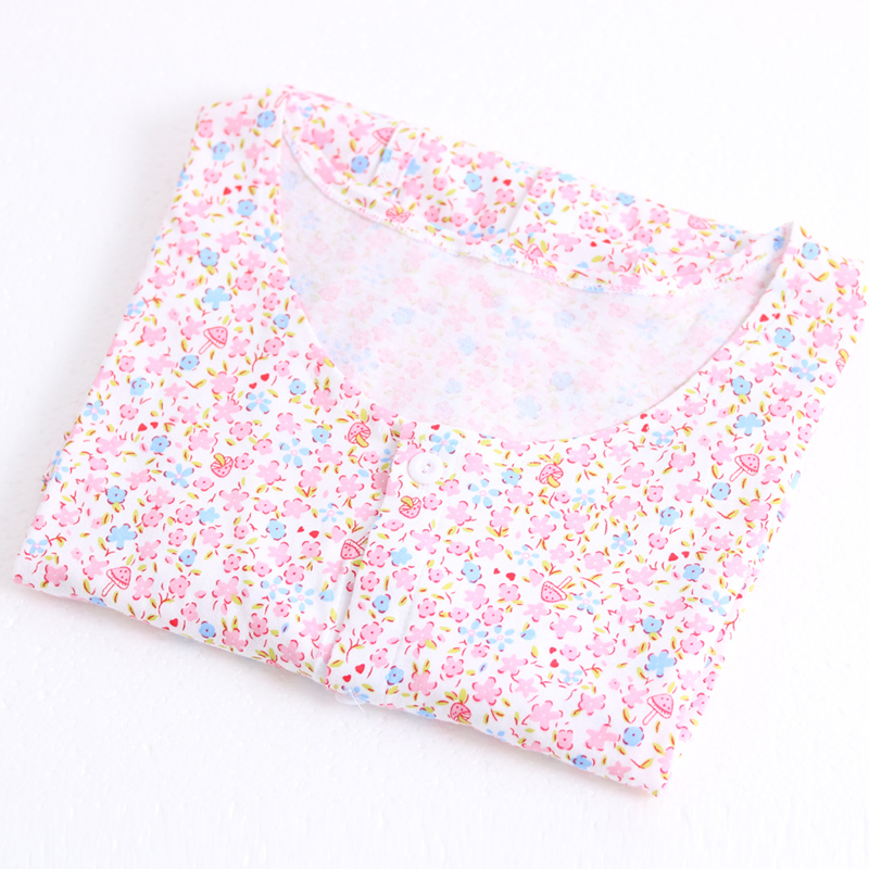 Trung niên và bà già đồ ngủ cotton mở ngắn tay nhà dịch vụ áo sơ mi mảnh duy nhất mẹ mùa hè ngắn tay cardigan phần mỏng pijama ngắn tay