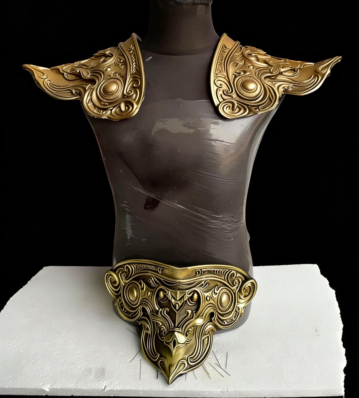 Ancient-Style Hanfu Armor Cosplay, Ming Dynasty Guard Uniform, Men's and Women's Accessories, Arm Guards, Shoulder Armor