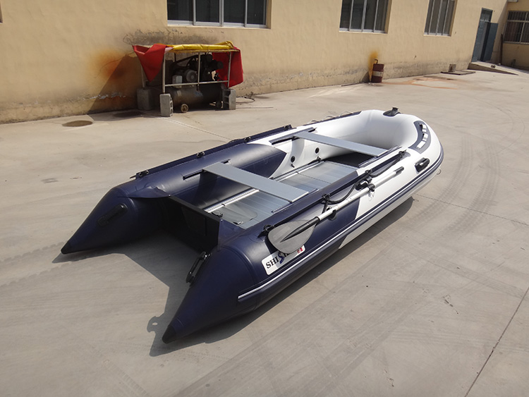 Shisheng high-quality imported PVC2-5 people fishing boat rubber boat assault boat high-speed boat rubber boat speedboat paddle