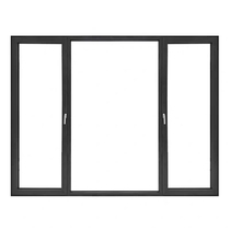 Candian system aluminum alloy doors and windows Photosynthetic 821 customized bedroom anti-theft and windproof soundproofing interior opening glass window balcony