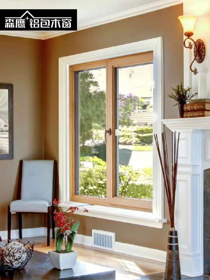 Sen Hawk Aluminum Clad Wood Window Soundproof Windows S86 Windows Seal Balcony Bedroom Floor Window High-end Doors And Windows