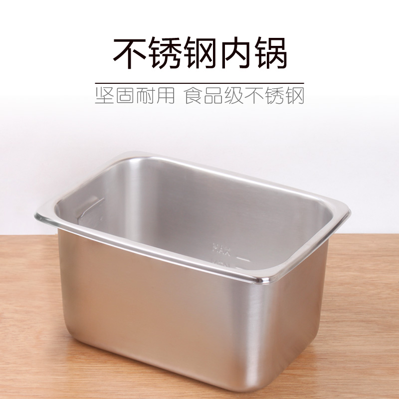 4 liter electric fryer thickened stainless steel inner pot large-capacity fryer inner cylinder easy to clean non-stick pot accessories