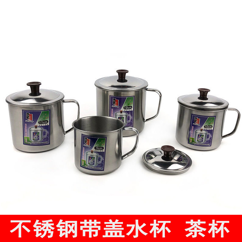 Stainless steel cup cup large capacity household large-scale with handle handle cup cup wash cup cup