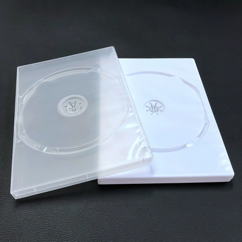 Пластиковая коробка CD CD коробка DVD Прозрачная прозрачная прозрачная коробка с двойной кусочкой 3 куска из 4 дисков 4 -купальника Одиночные кусочки 14 % пластин