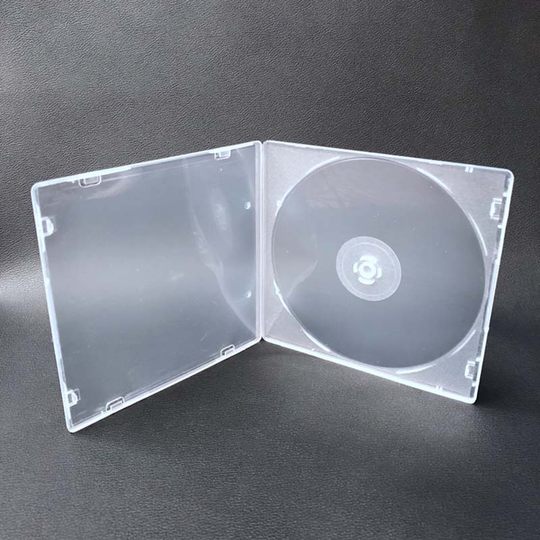 Plastic Cd Case with Insertable Cover, Transparent Cd Box, Single Disc, Double Disc, Transparent Dvd Square Box, Disc Case