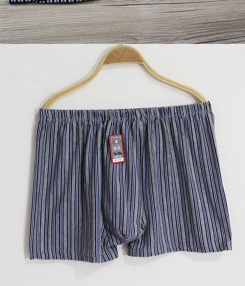 Thêm phân bón để tăng quần lót boxer cotton Lycra Quần sọc boxer nam Lycra do lot nu