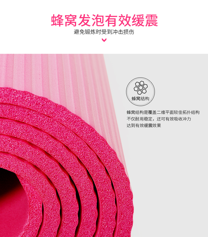 Li Ning Yoga Mat Người mới bắt đầu Tập thể dục Mat Đàn ông và Phụ nữ dày lên Mở rộng Trượt dài Không tập thể thao Bộ ba mảnh mua thảm tập yoga
