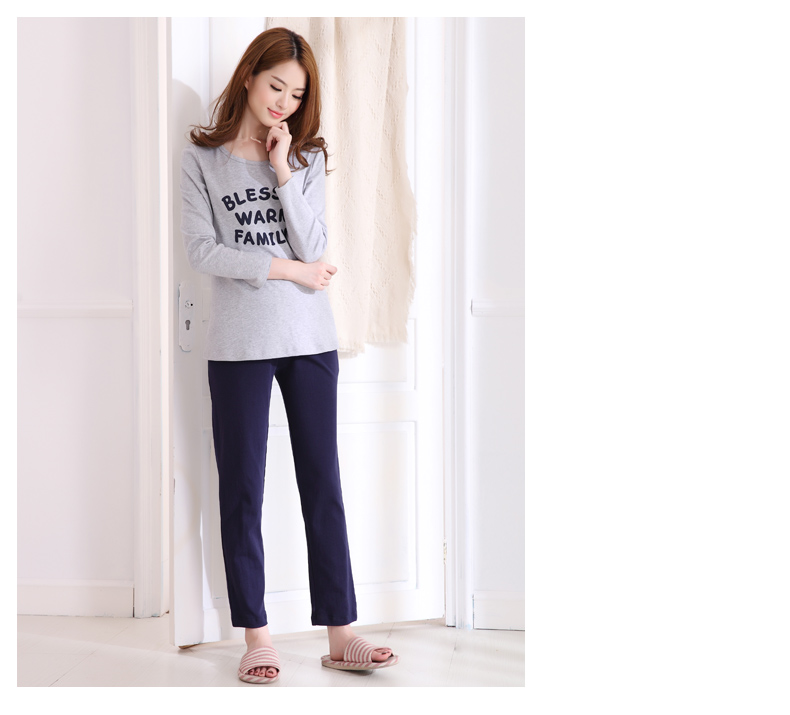 Một bước mới [mua 1 tặng 1 miễn phí] bông vài bộ đồ ngủ mùa xuân và mùa thu phần mỏng mùa hè dài tay quần dịch vụ nhà những kiểu đồ bộ đẹp
