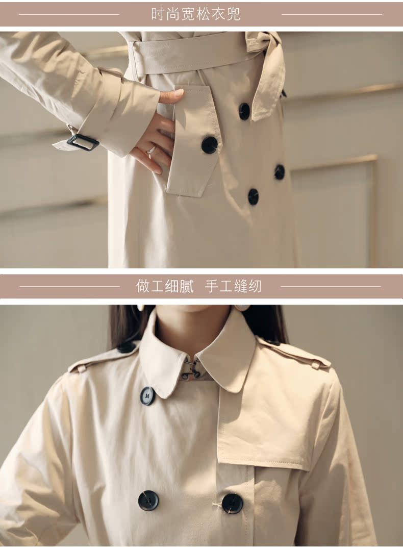 Trench pour femme en Coton en Coton - Ref 3226472 Image 22