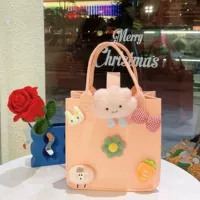 Льняная сумка, ланч-бокс, мультяшный картхолдер для матери и ребенка, шоппер, кукла, новая коллекция, подарок на день рождения