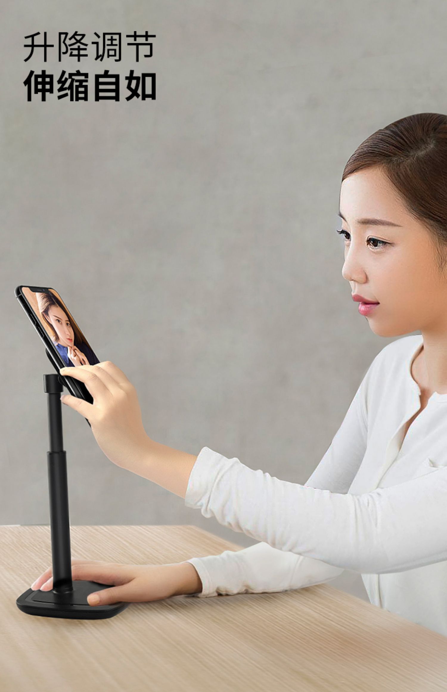 Điện thoại di động khung sống máy tính để bàn đa chức năng lấp đầy vẻ đẹp lười biếng video phụ kiện video có thể thu vào hỗ trợ chiều cao - Phụ kiện điện thoại di động ốp lưng iphone 6s