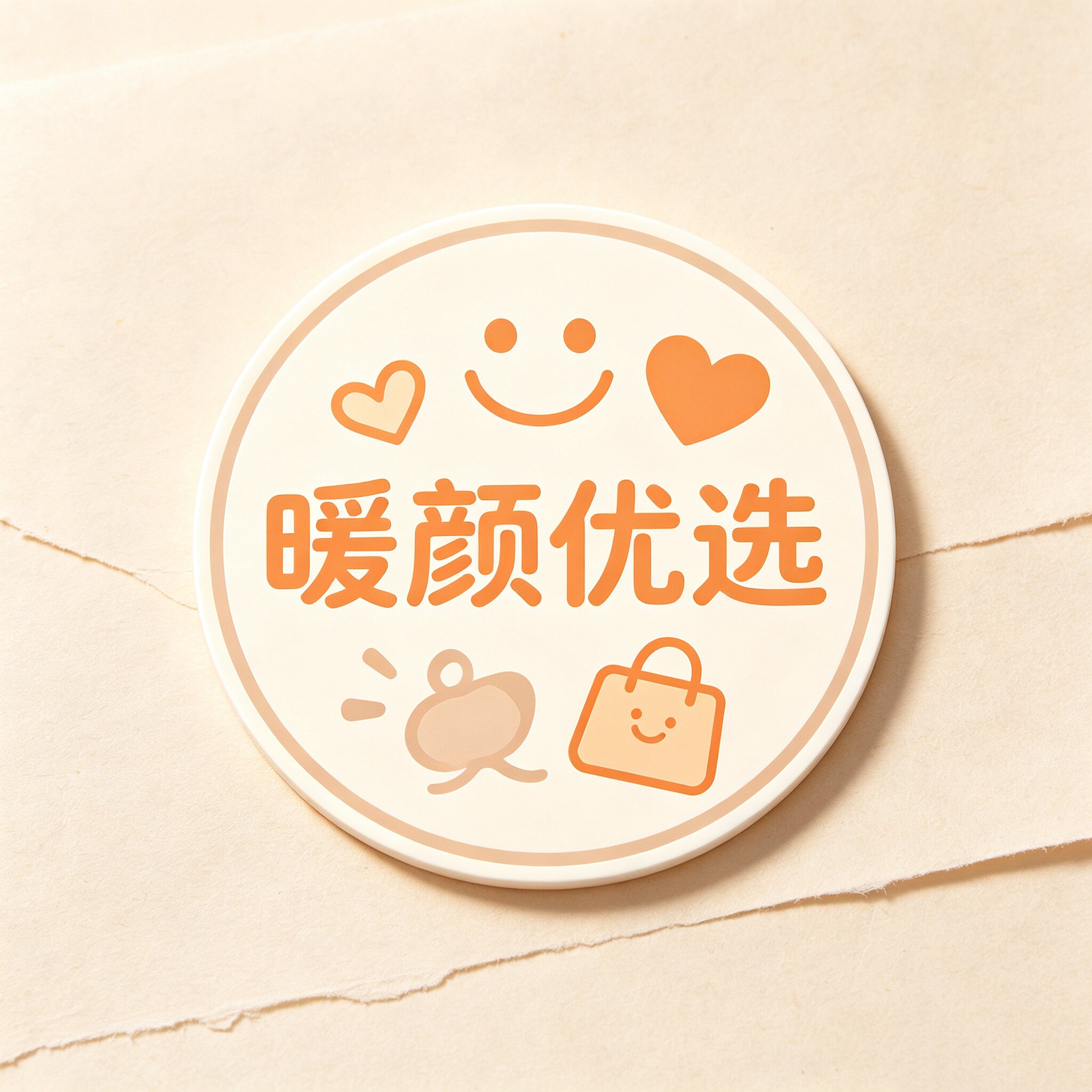 暖颜优选的LOGO