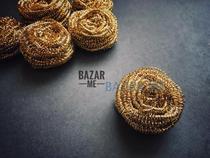 BAZARME European and American modern fashion household cleaning equipment lead-free brass wire ball 2