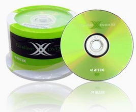 Ritek 盘 盘 DVD-R Blank Disc DVD DVD сжигание диска DVD DISC X SERY CD-ROD DVD-файл DVD+R Бланк пластинка 4.7G 50 кусочков бесплатная доставка
