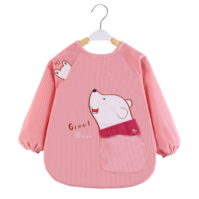 Corduroy cartoon pattern waterproof lining design