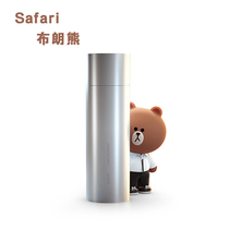 Lingmei fountain pen LAMY hunting matte black Brown bear joint limited metal cylinder set ink pen limited gift box