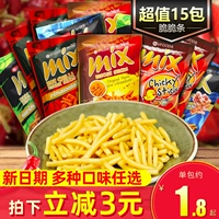 Таиланд импортированные vfoods смешайте хрустящие креветки Mimi Shrimp Strip Spicy Fries net red Snack Snack Snacks и повседневную еду