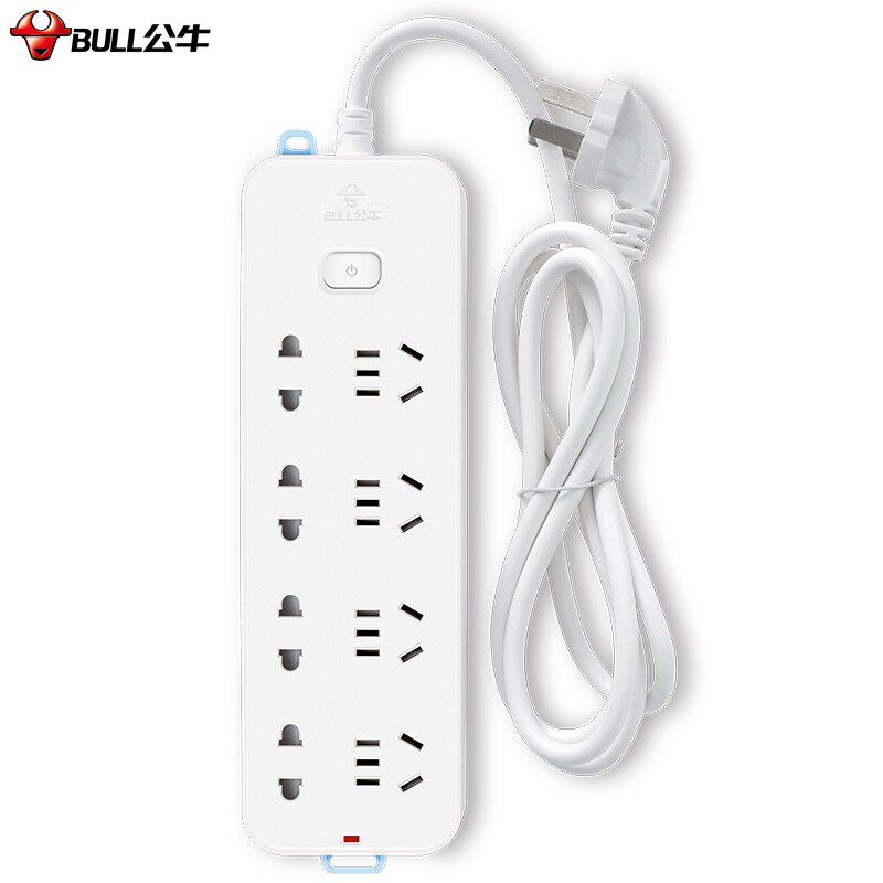 Bull B6440 new national standard 8-bit socket socket extension line wiring board extension line with switch 1 8 3 5 meters