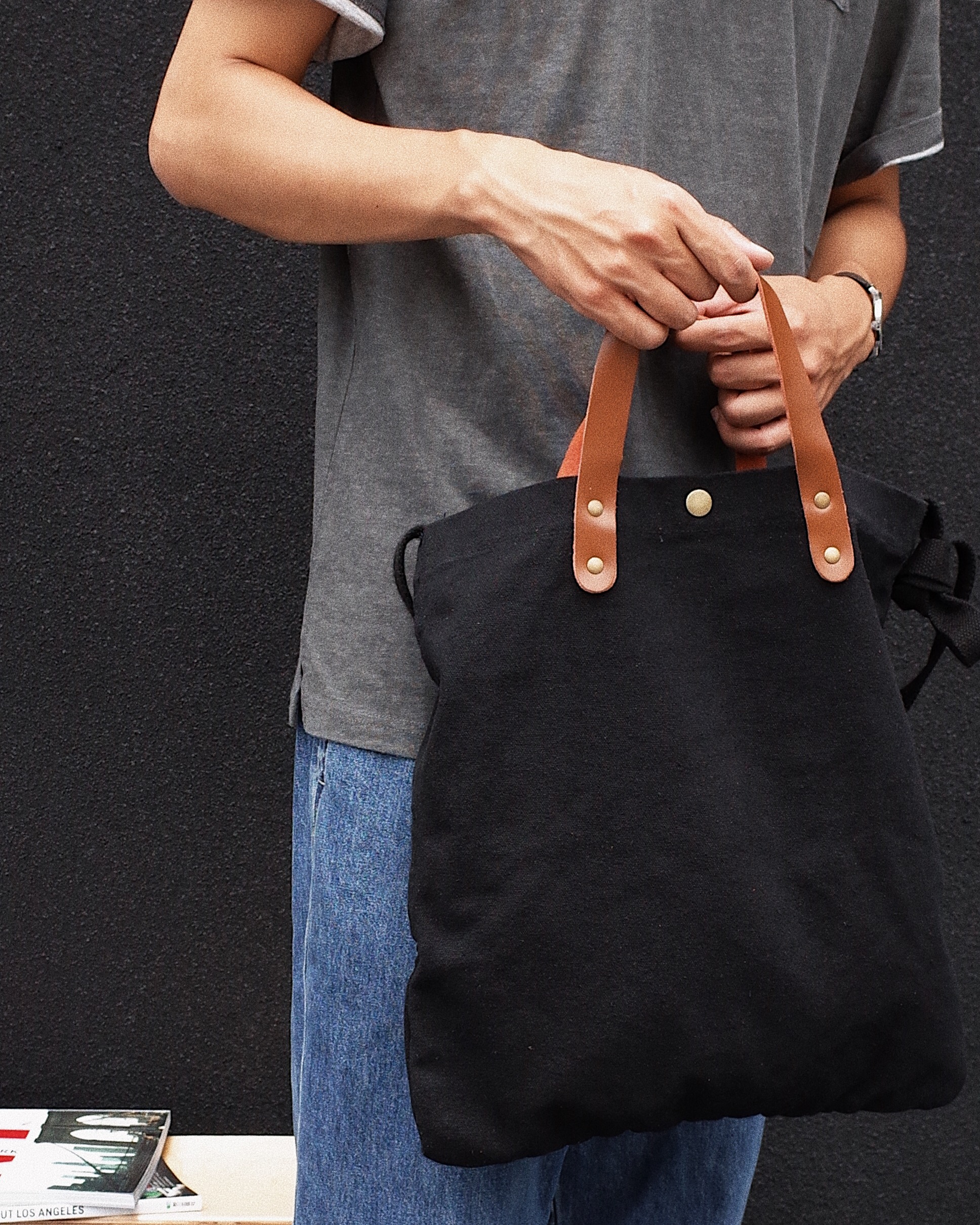 SKC mới Nhật Bản vải canvas Nhật Bản Túi Messenger đi lại hàng ngày Túi tote unisex - Túi của con người túi xách elly