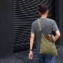 SKC mới Nhật Bản vải canvas Nhật Bản Túi Messenger đi lại hàng ngày Túi tote unisex - Túi của con người túi xách coach