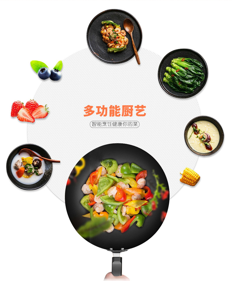Bếp lò cảm ứng Le Chuang Tiết kiệm năng lượng Khách sạn Canteen Công suất cao 3500w Stir Fry Đa chức năng Nồi lẩu bếp từ philip