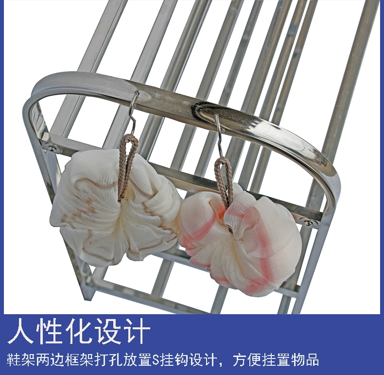 Các nhà sản xuất bán thép không gỉ nhiều lớp tiết kiệm không gian tiết kiệm đơn giản lắp ráp hộ gia đình ký túc xá lưu trữ cửa giày - Kệ kệ trang trí phòng ngủ