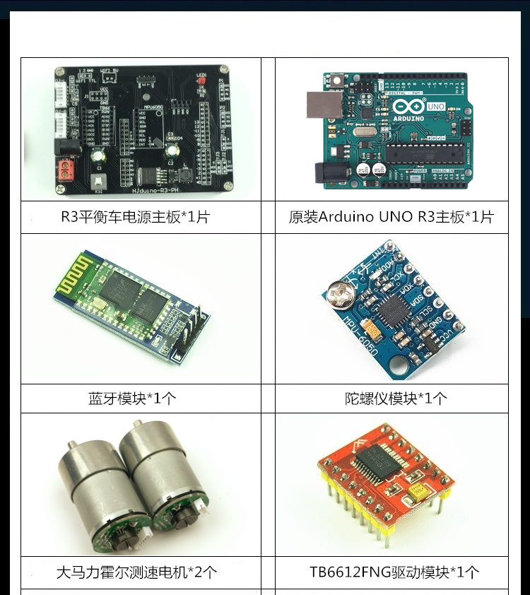 xe thăng bằng tooti pro 2019 Arduino xe đẩy tự cân bằng Xe đẩy cân bằng UNO Xe đẩy tự cân bằng hai bánh UNO để gửi hướng dẫn - Smart Scooter xe thăng bằng kiwicool