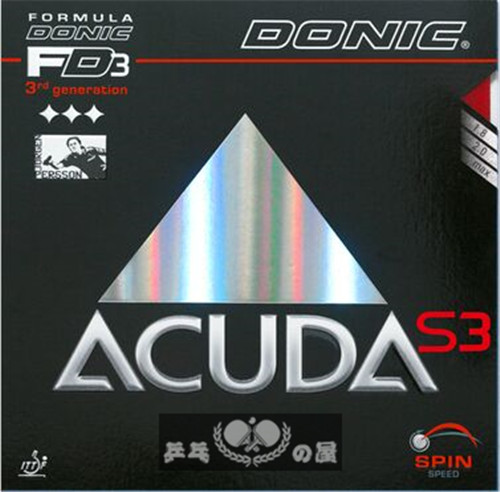 Japan Donik DONIC ping-pong racket glueing rubber ACUDA S3