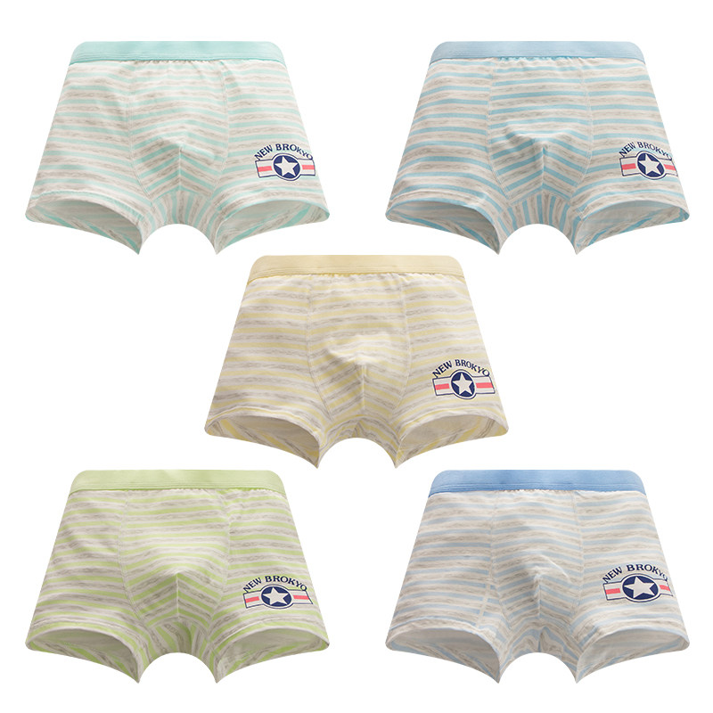 Fat boy underwear bamboo fiber cotton boxer pants big boy 12-15 years old fat boy plus fertilizer to increase boxer pants