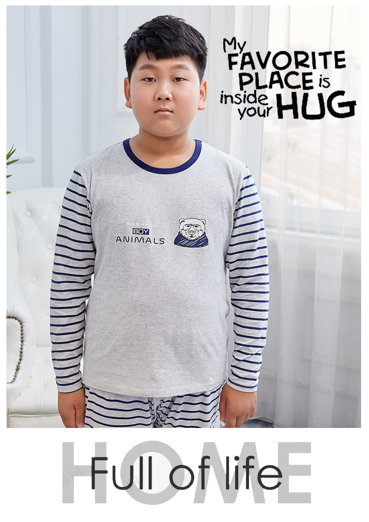 Quần áo trẻ em béo cộng với phân bón để tăng đồ lót quần áo mùa thu cotton phù hợp với kích thước lớn, áo hai mảnh mỏng giữ ấm cho bé gái áo giữ nhiệt bé trai