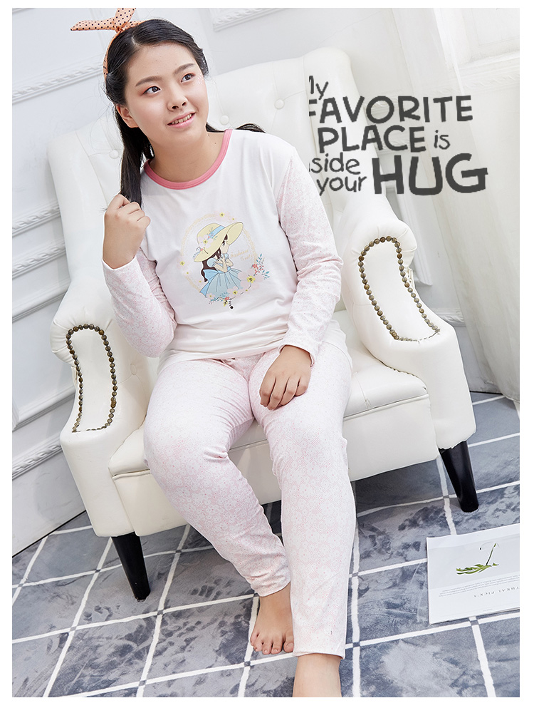 Quần áo trẻ em béo cộng với phân bón để tăng đồ lót quần áo mùa thu cotton phù hợp với kích thước lớn, áo hai mảnh mỏng giữ ấm cho bé gái áo giữ nhiệt bé trai