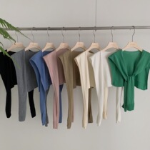 MISS age reduction artifact 2021 Korean version of autumn new simple pure color lady casual commuter Joker shawl women