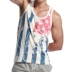 SEOBESE Men Cotton Retro American Flag Sọc Casual Fashion Slim Thể thao Vest - Áo vest cotton Áo vest cotton