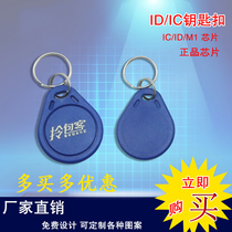 Manufacturers customized IC keychain Fudan FM1108ID keychain card non-contact sensor chip customization