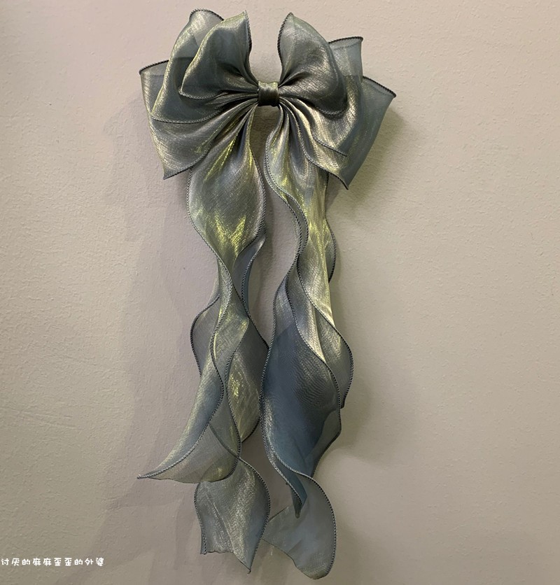 Cat dog owner The same person fish Ji Japanese Department with large butterfly knot Princess floating with Lolita head decorated hair clip hair clip