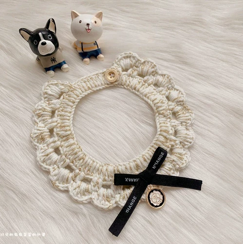 Нагрудник, шерстяной шарф, галстук-бабочка, милый чокер, аксессуар, слюнявчик