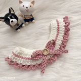 Шерстяной шарф, галстук-бабочка, чокер, трикотажный милый нагрудник, аксессуар, слюнявчик