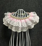 Слюнявчик, аксессуар, ожерелье, чокер, колокольчик с бантиком, кружевная галстук-бабочка, нагрудник, кот, домашний питомец