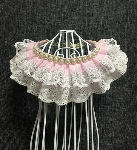 Слюнявчик, аксессуар, ожерелье, чокер, колокольчик с бантиком, кружевная галстук-бабочка, нагрудник, кот, домашний питомец