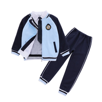 Primary school childrens school uniforms Spring and autumn clothing childrens class clothes autumn and winter kindergarten garden clothes baseball sports Inn wind three sets
