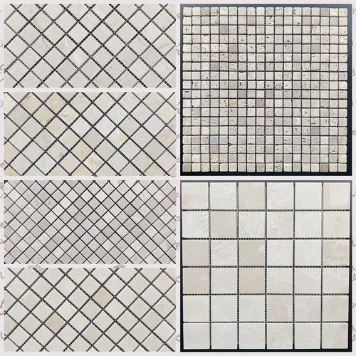 Мраморная мозаичная рис Желтая Фоно Стенка Туалет, рыбный пруд, антикварная каменная внешняя стенка бассейн