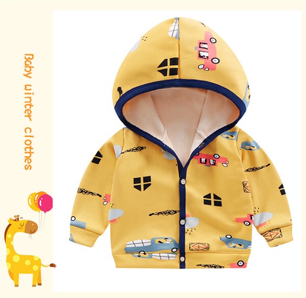 Детский демисезонный пуховик для мальчиков, утепленная куртка, толстовка с капюшоном для раннего возраста, кардиган, детская одежда 