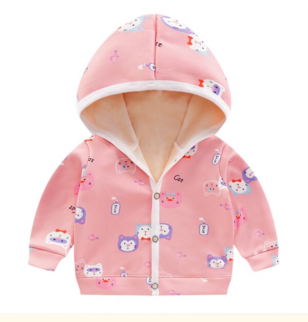 Детский демисезонный пуховик для мальчиков, утепленная куртка, толстовка с капюшоном для раннего возраста, кардиган, детская одежда 