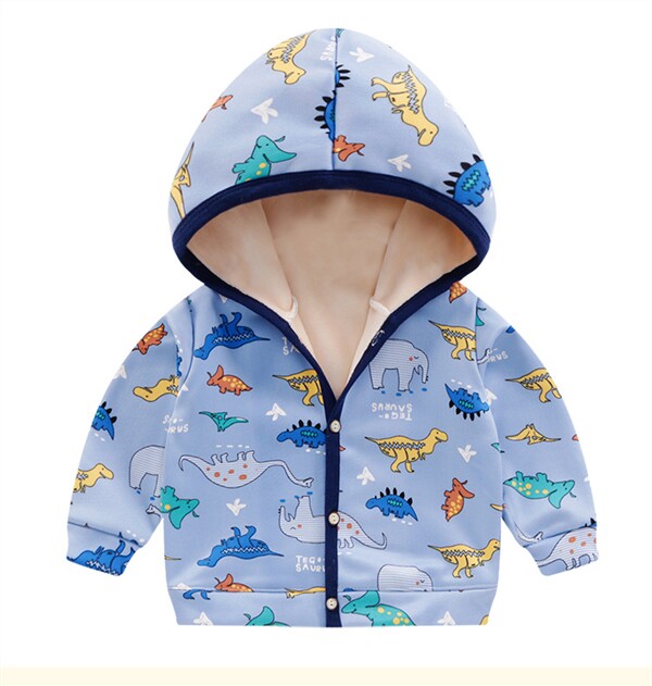 Детский демисезонный пуховик для мальчиков, утепленная куртка, толстовка с капюшоном для раннего возраста, кардиган, детская одежда 