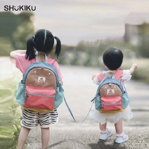 日本SHUKIKU儿童书包幼儿园女小学生2021年新款外出旅游轻便背包