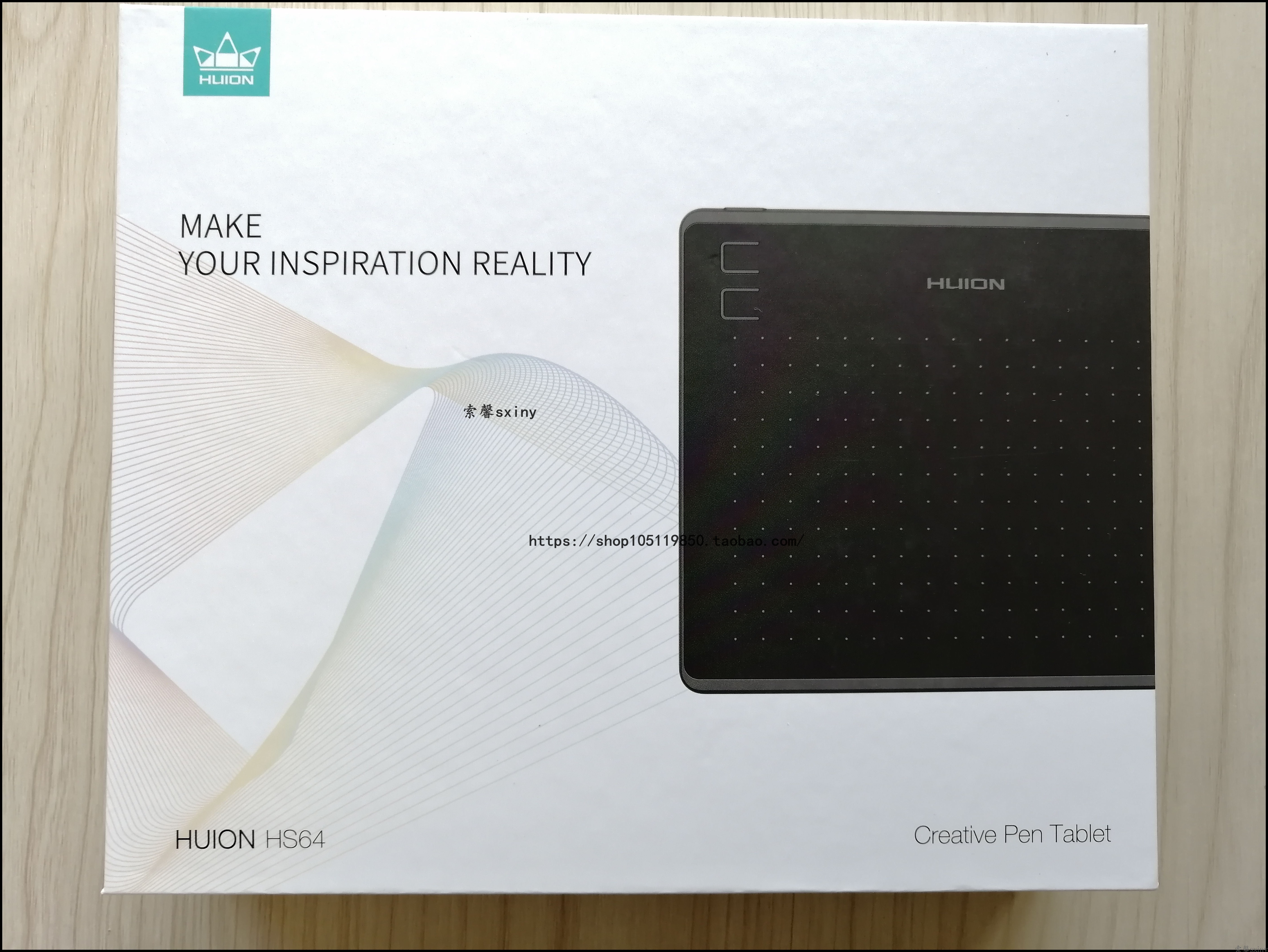 Painted king Hs64 drawing board digital plotter board supporting mobile phone connection computer connection English version PS drawing board