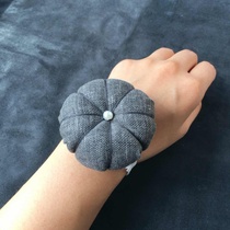 (Actual)Original handmade pumpkin needle needle insert bag cross stitch wrist needle bead needle holder